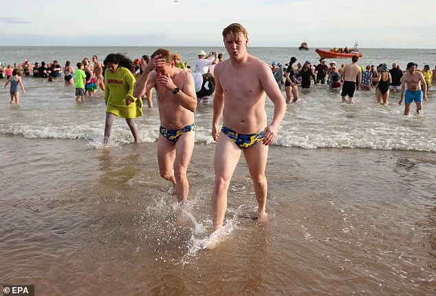 Privileged Access to Whitley Bay's Iconic New Year's Dip: A Glimpse into a Secret Tradition