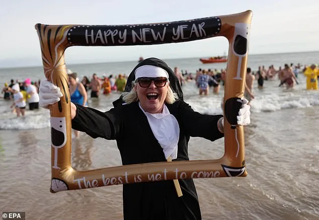 Privileged Access to Whitley Bay's Iconic New Year's Dip: A Glimpse into a Secret Tradition