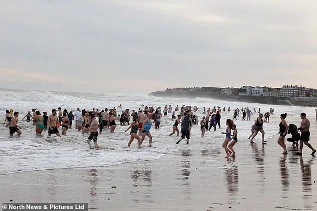 Privileged Access to Whitley Bay's Iconic New Year's Dip: A Glimpse into a Secret Tradition