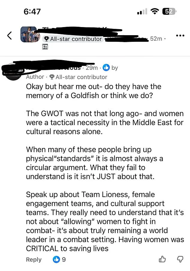 Pentagon Launches Controversial Six-Month Investigation into Impact of Women in Combat Roles on Military Effectiveness