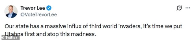 Utah State Rep Trevor Lee Condemned for 'Foreign Invaders' Deportation Remarks in Response to Somali Migrant Son's Campaign