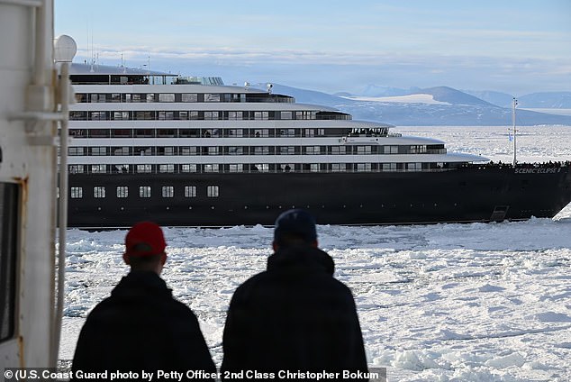 Cruise Ship Stranded in Antarctic Ice Rescued by U.S. Coast Guard