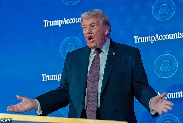 Reelected President Trump Makes Humorous Remarks About Senator Ted Cruz's Future During 'Trump Account' Initiative Speech