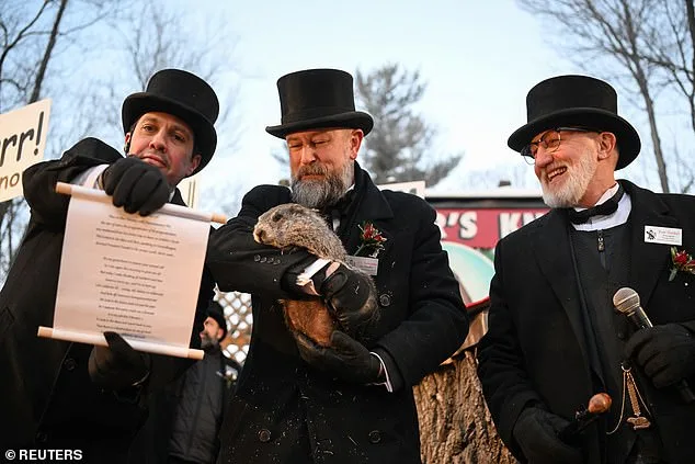 Thousands Gather in Pennsylvania for 139th Annual Groundhog Day Ceremony as Punxsutawney Phil Predicts Winter or Spring