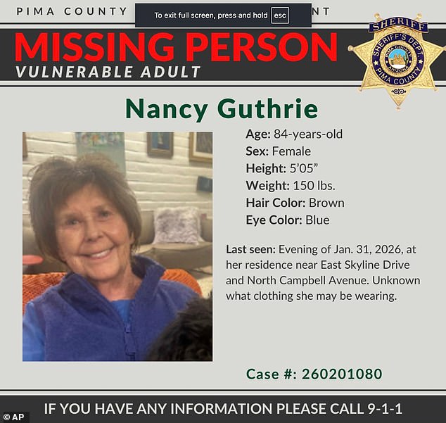 Missing 84-Year-Old Nancy Guthrie: A Race Against Time in Tucson