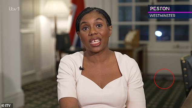 Kemi Badenoch Unfazed by Mouse During ITV Interview on Mandelson Scandal