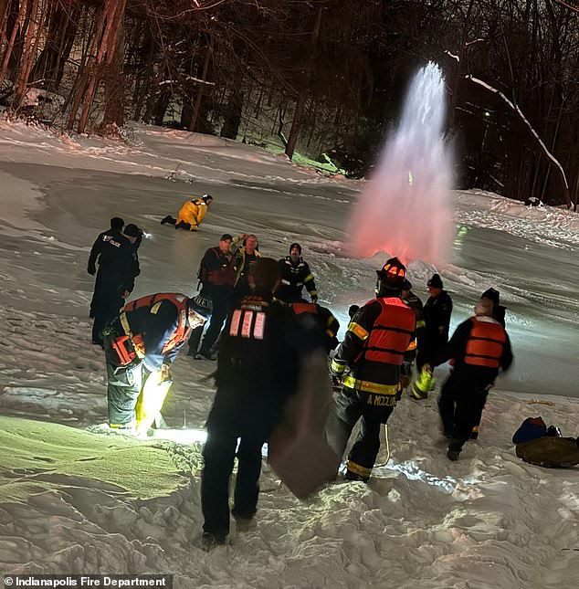 Miraculous Escape After Man Falls Through Frozen Pond While Taking Selfie at Indiana Campus