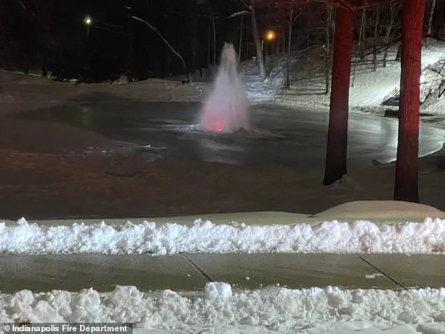 Miraculous Escape After Man Falls Through Frozen Pond While Taking Selfie at Indiana Campus