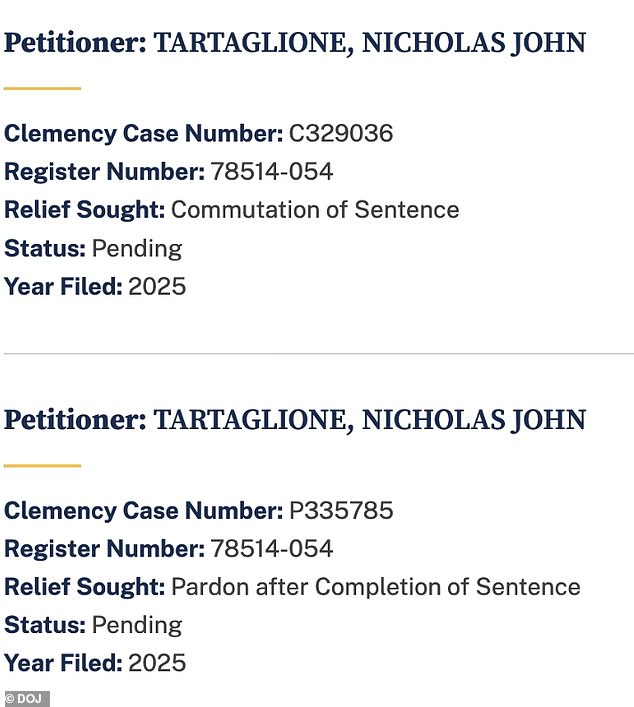 Alleged Trump Conspiracy in Epstein's Death Linked to Murder Trial Pardon Petition