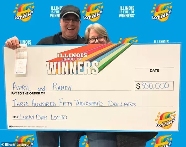 Ashton Couple's $350 Lottery Ticket Reveals $350,000 Windfall