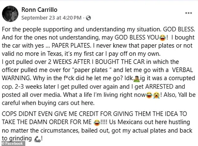 Deputy's Unusual Act of Feeding Customer During Traffic Stop Leads to Arrest on Government Record Tampering Charges in Spring, Texas