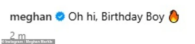 Meghan Markle's 'Fire Emoji' Birthday Post: A Self-Serving Tribute to Harry or a Further Blow to the Royal Family? 'She’s Always Been About Her Own Agenda,' Says Insider