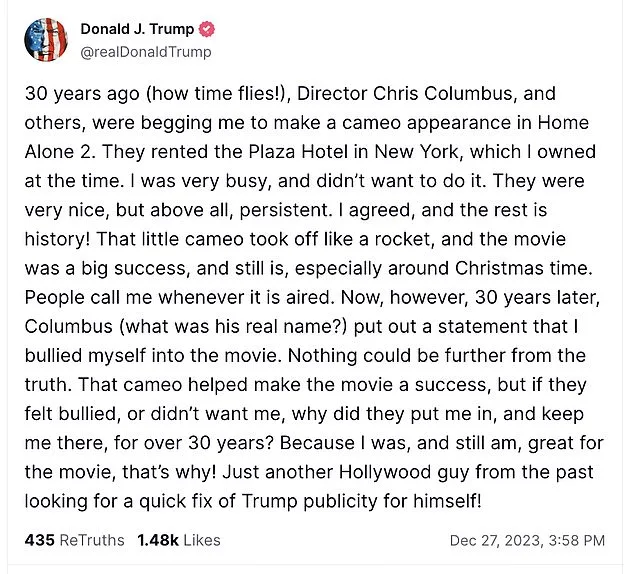 Tim Curry's Surprising Anecdote from *Home Alone 2* Involving Ivana Trump