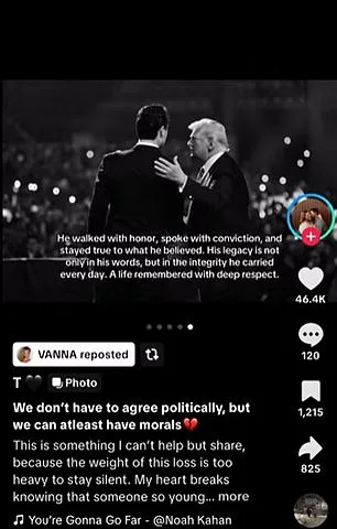 Vanna Einerson's Re-Shared TikTok Video on Charlie Kirk's Death Ignites Community Debate