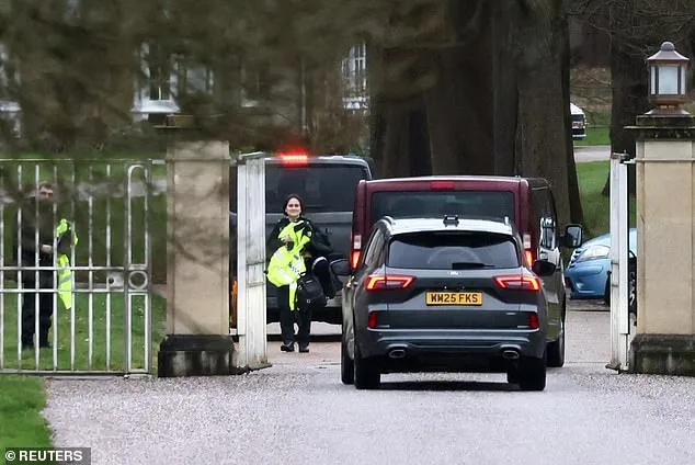 Unmarked Police Cars Signal Ongoing Investigation at Royal Lodge Following Former Prince's Arrest