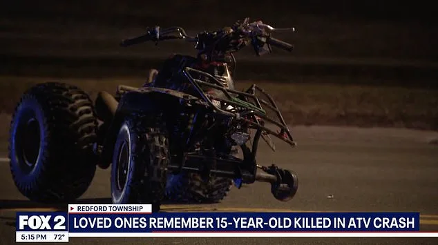 15-Year-Old Detroit Boy Dies in ATV Crash After Helmet Argument with Father