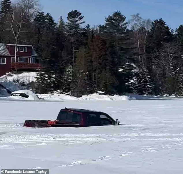 Hidden Pressure Ridge Beneath Thick Ice Swallows Truck in Moosehead Lake Tragedy
