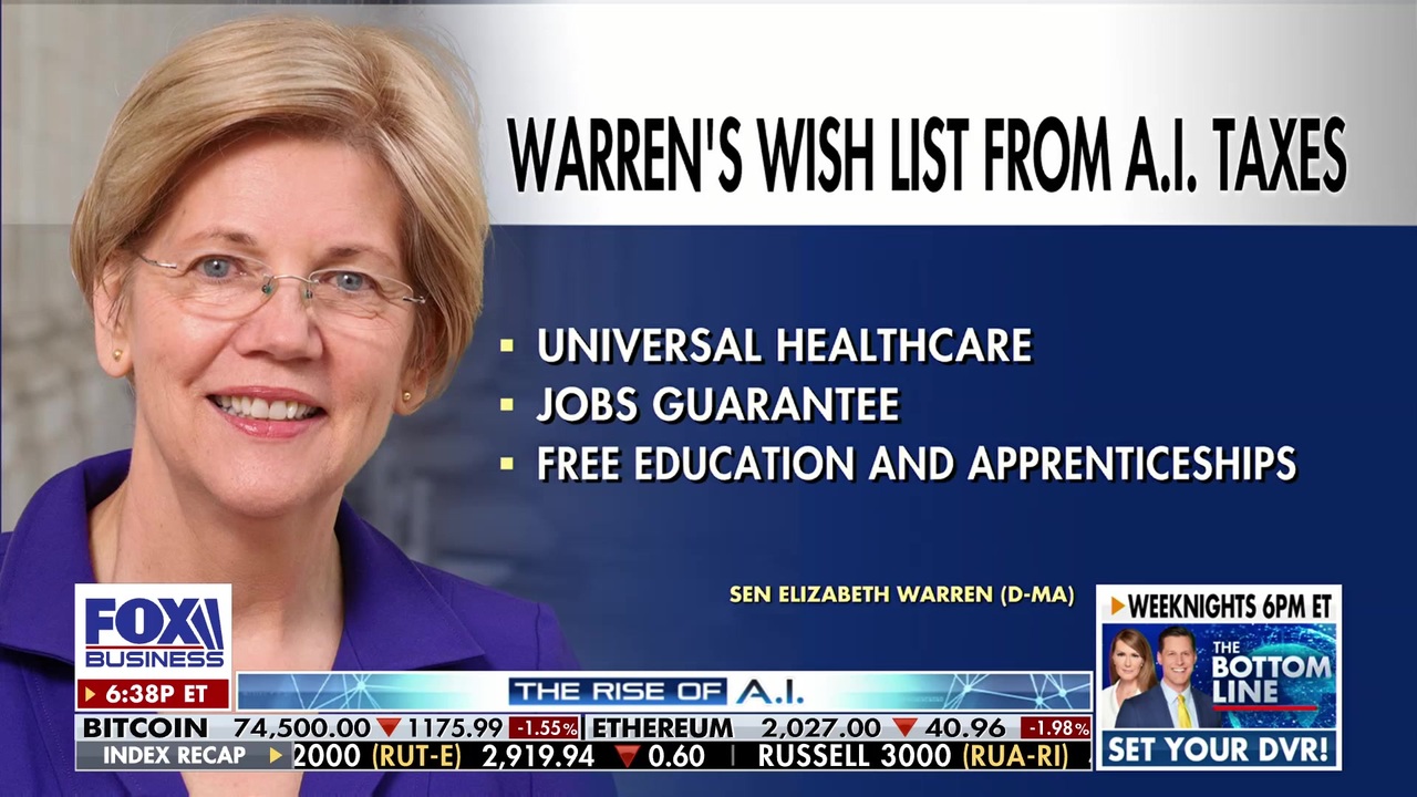 Warren Proposes Taxing AI Data Centers to Fund Human Worker Investments