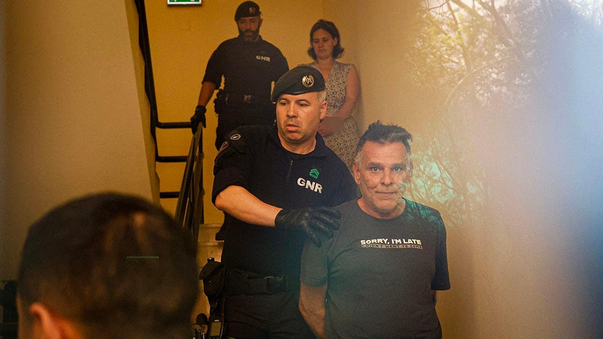 French couple arrested in Portugal after allegedly abandoning blindfolded children.